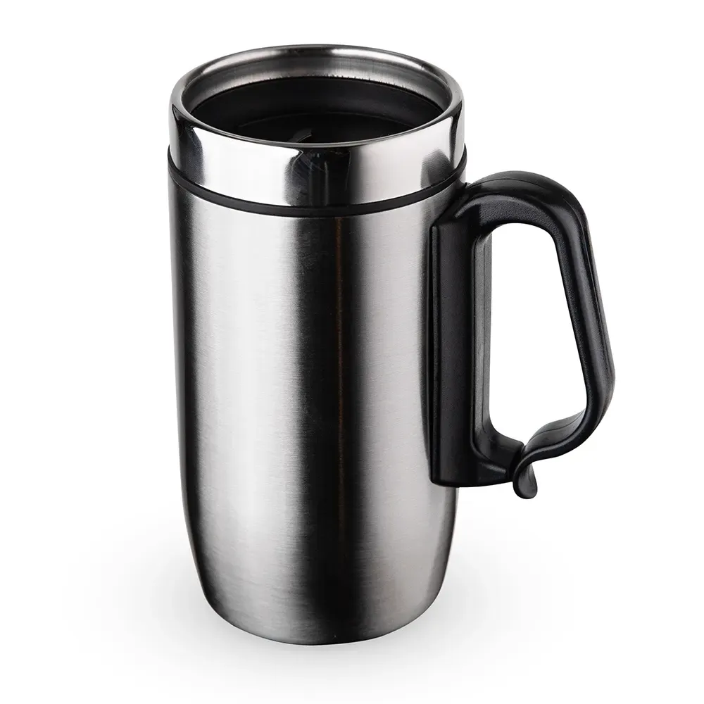 Caneca térmica inox 250ml base EVA cor inox personalizada