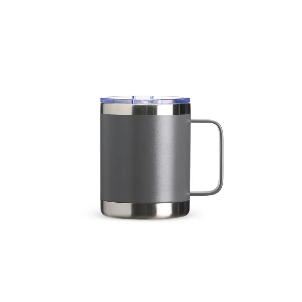 Caneca térmica inox 350ml cinza personalizada
