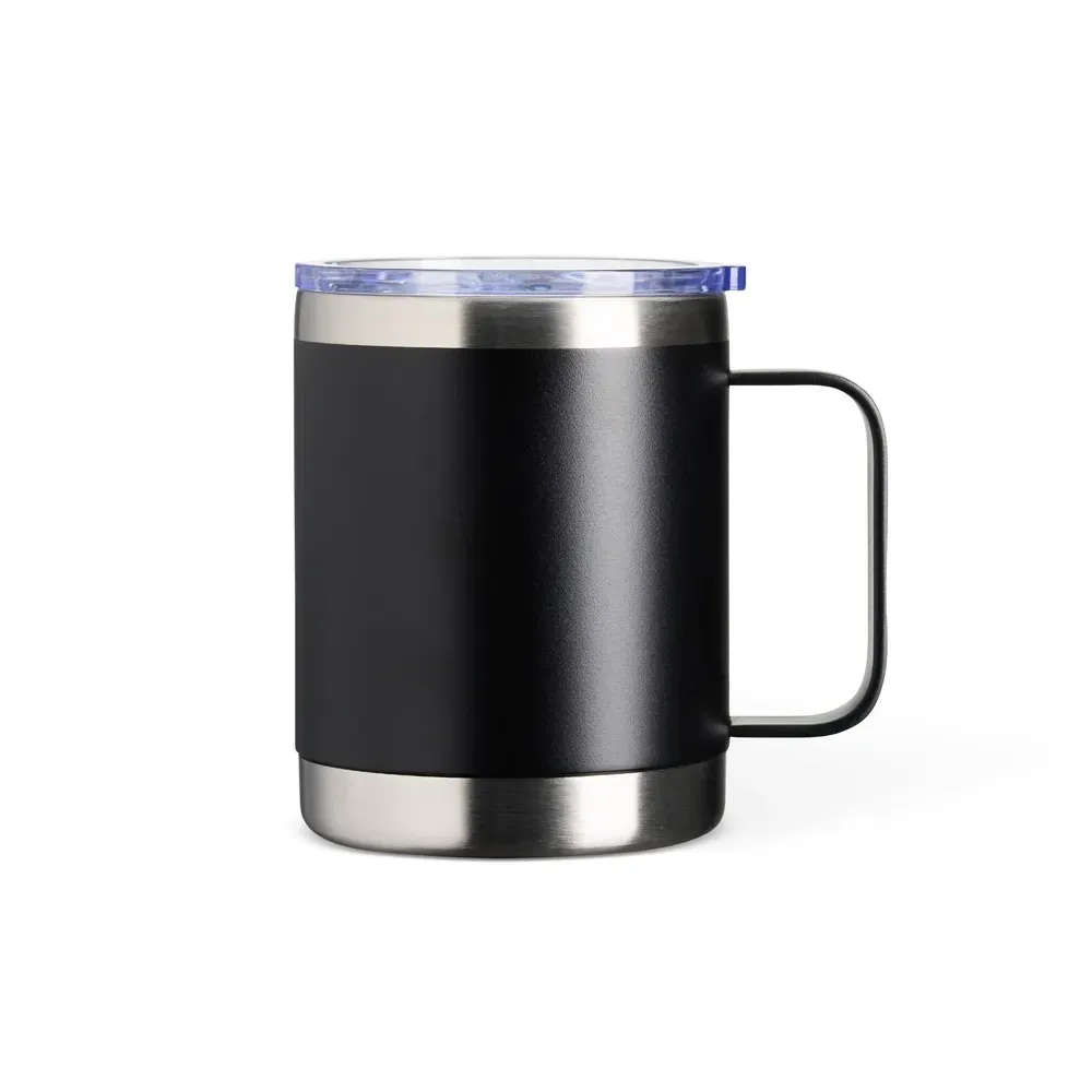 Caneca térmica inox 350ml preta personalizada