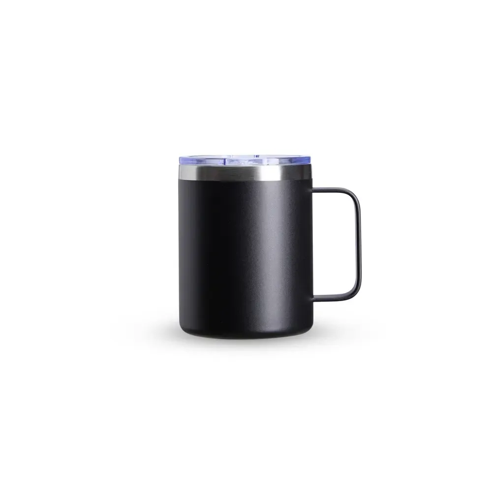 Caneca térmica inox 350ml preta personalizada