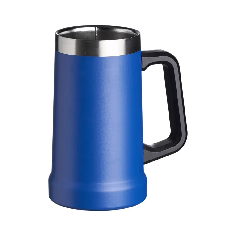 Caneca térmica inox 700ml azul personalizada