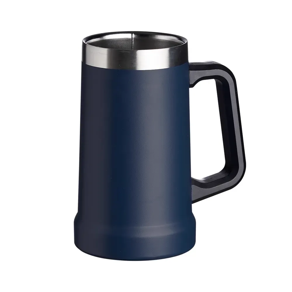 Caneca térmica inox 700ml azul escuro personalizada