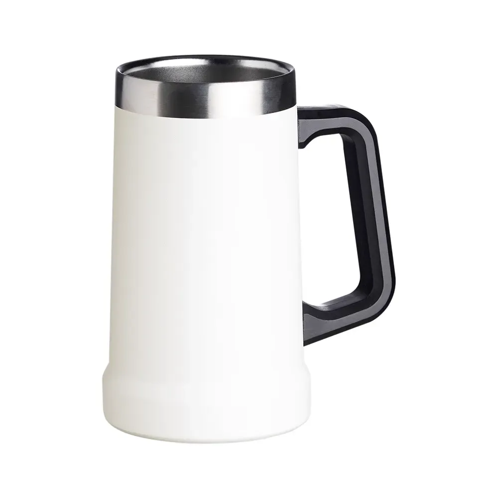 Caneca térmica inox 700ml branca personalizada