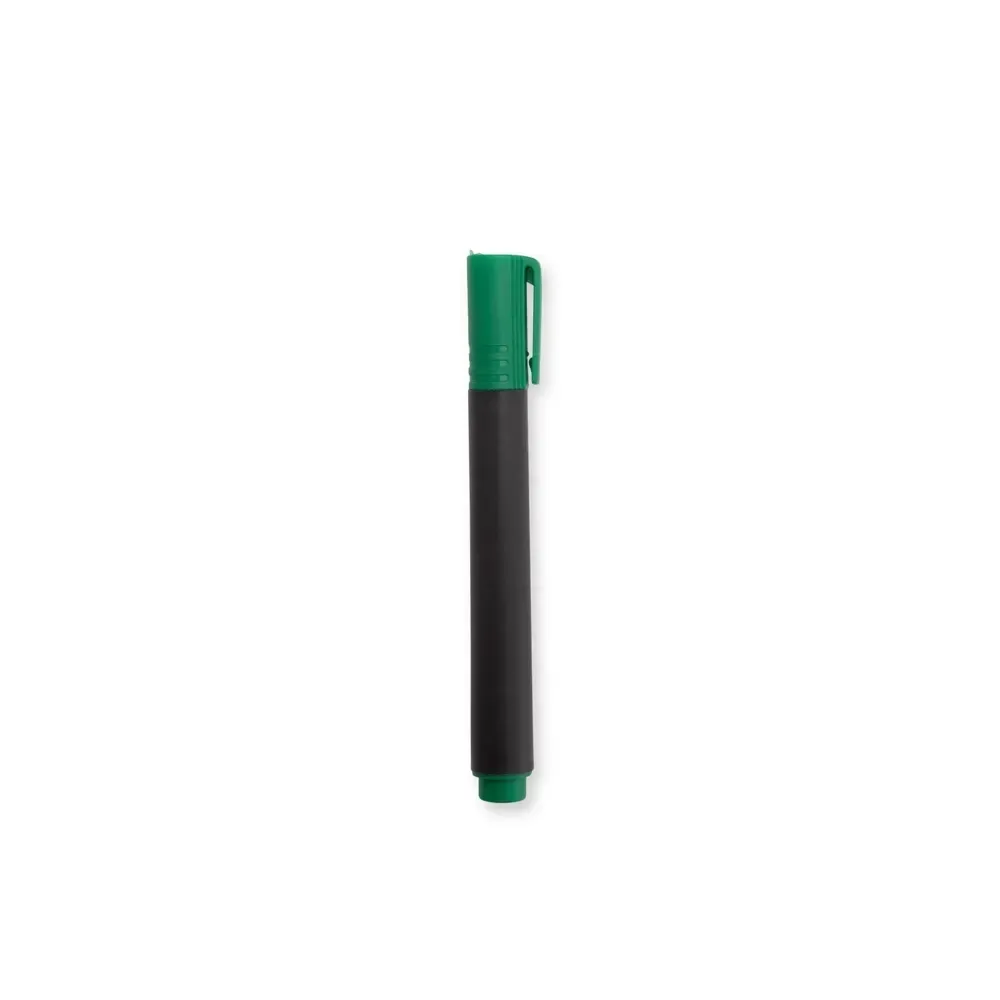 Caneta marcadora personalizada ponta pincel verde