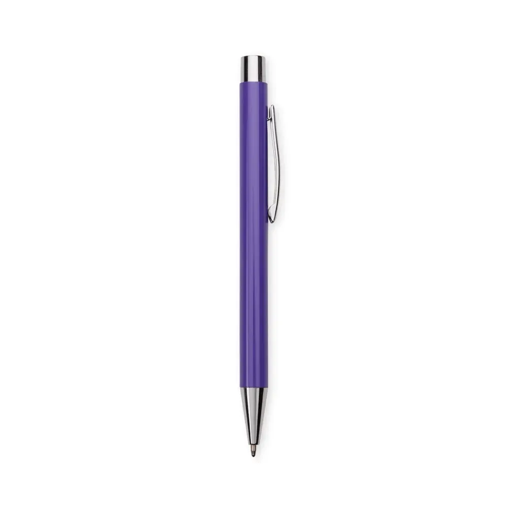 "Caneta Metal Personalizada 14 Cores roxo"