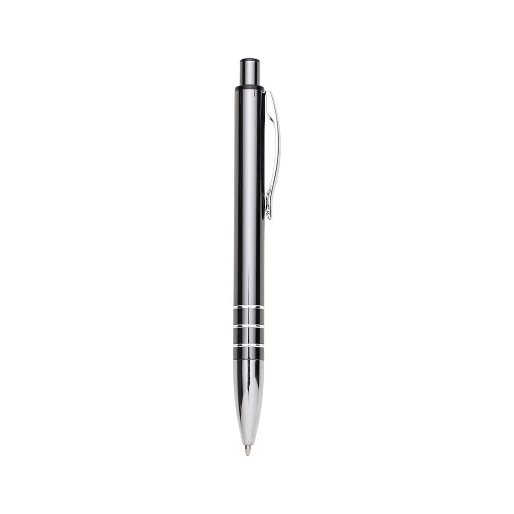 Caneta executiva personalizada metal cor cinza