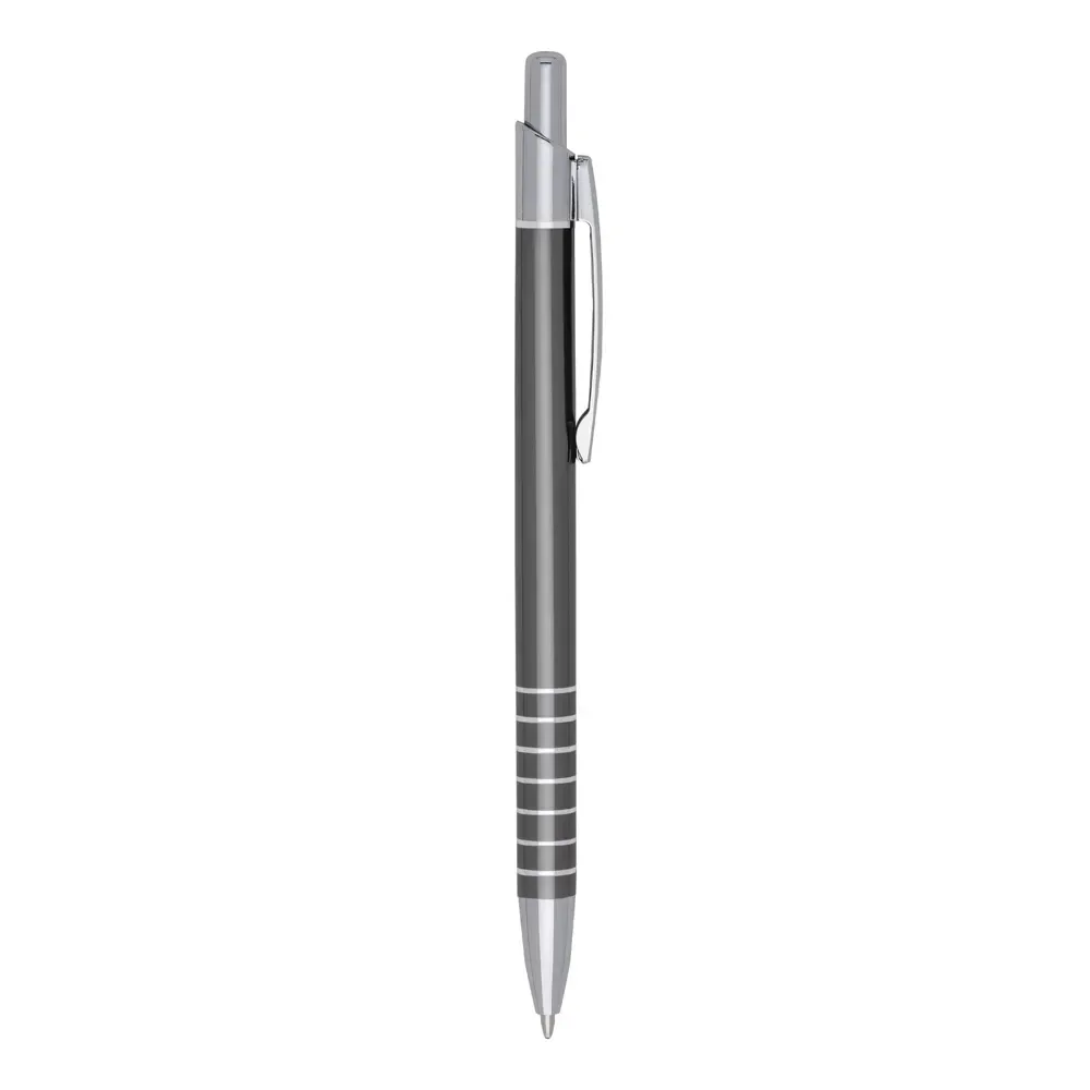 Caneta executiva personalizada metal cor cinza