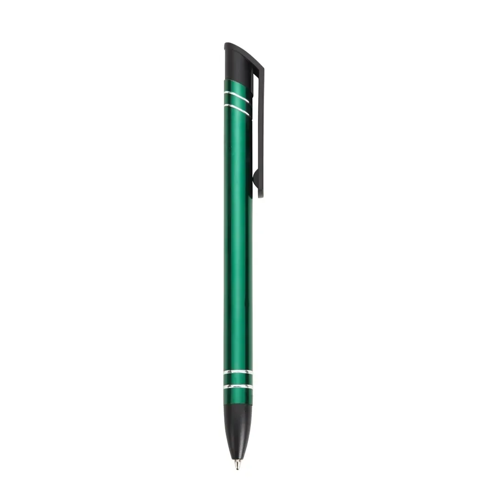 Caneta metal personalizada verde