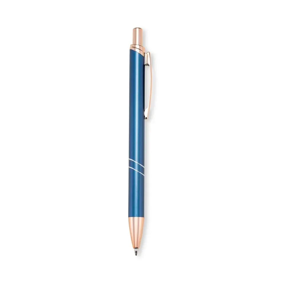 Caneta metal personalizada azul escuro