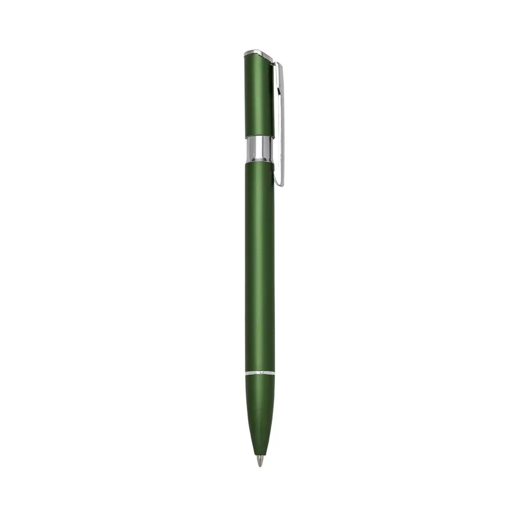 Caneta metal alumínio personalizada verde