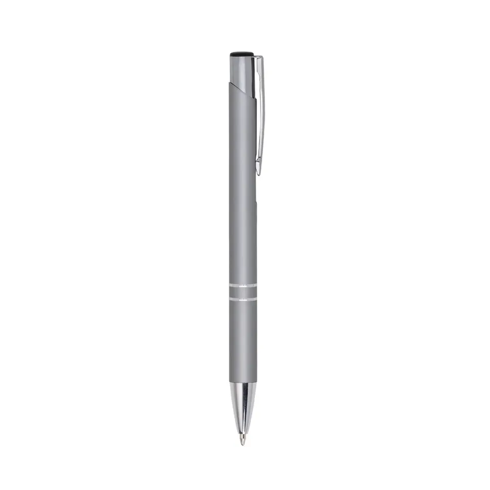 Caneta executiva personalizada metal clique cor cromado