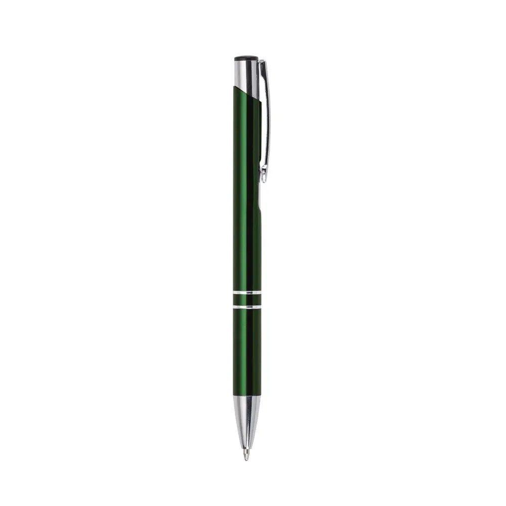 Caneta executiva personalizada metal clique cor verde
