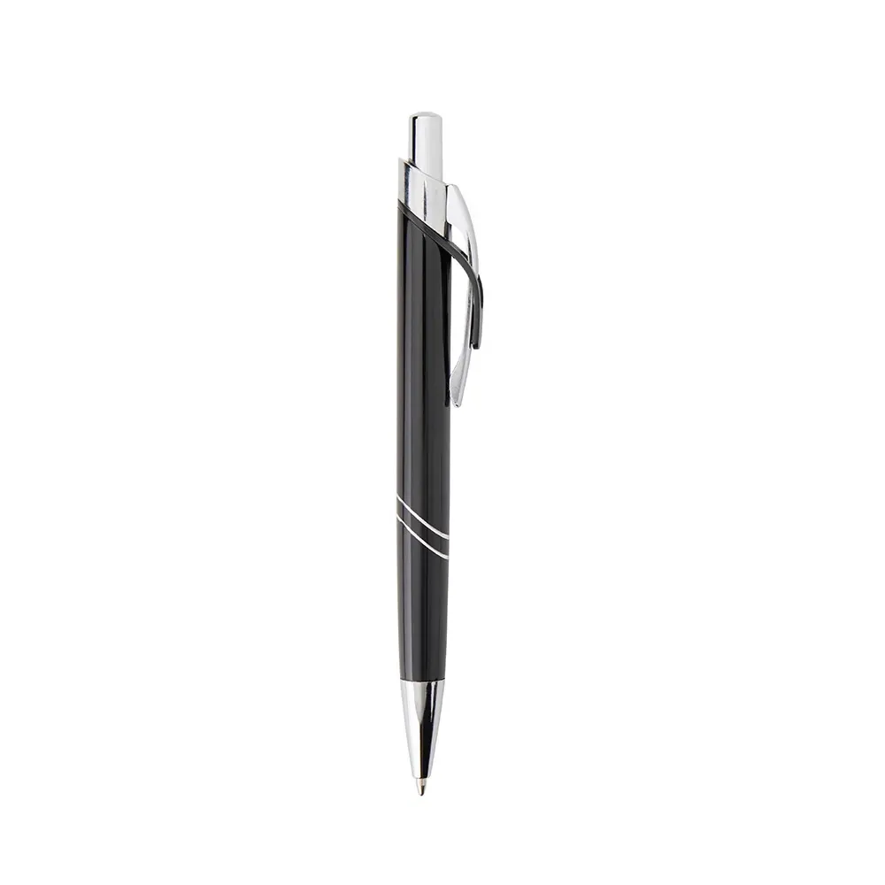 Caneta Metal Corpo Robusto personalizada preto
