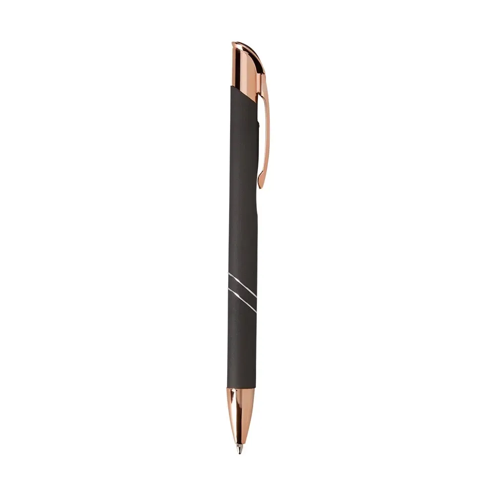Caneta Metal com Detalhes em Plástico personalizada chumbo