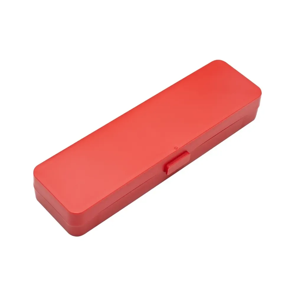 Caneta Metal personalizada com estojo plástico vermelho
