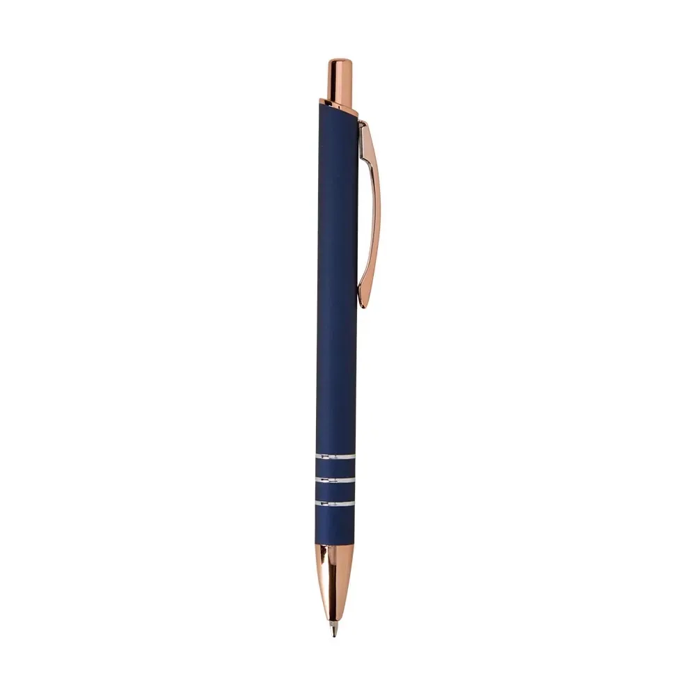 Caneta Metal Gravação Longa personalizada azul escuro