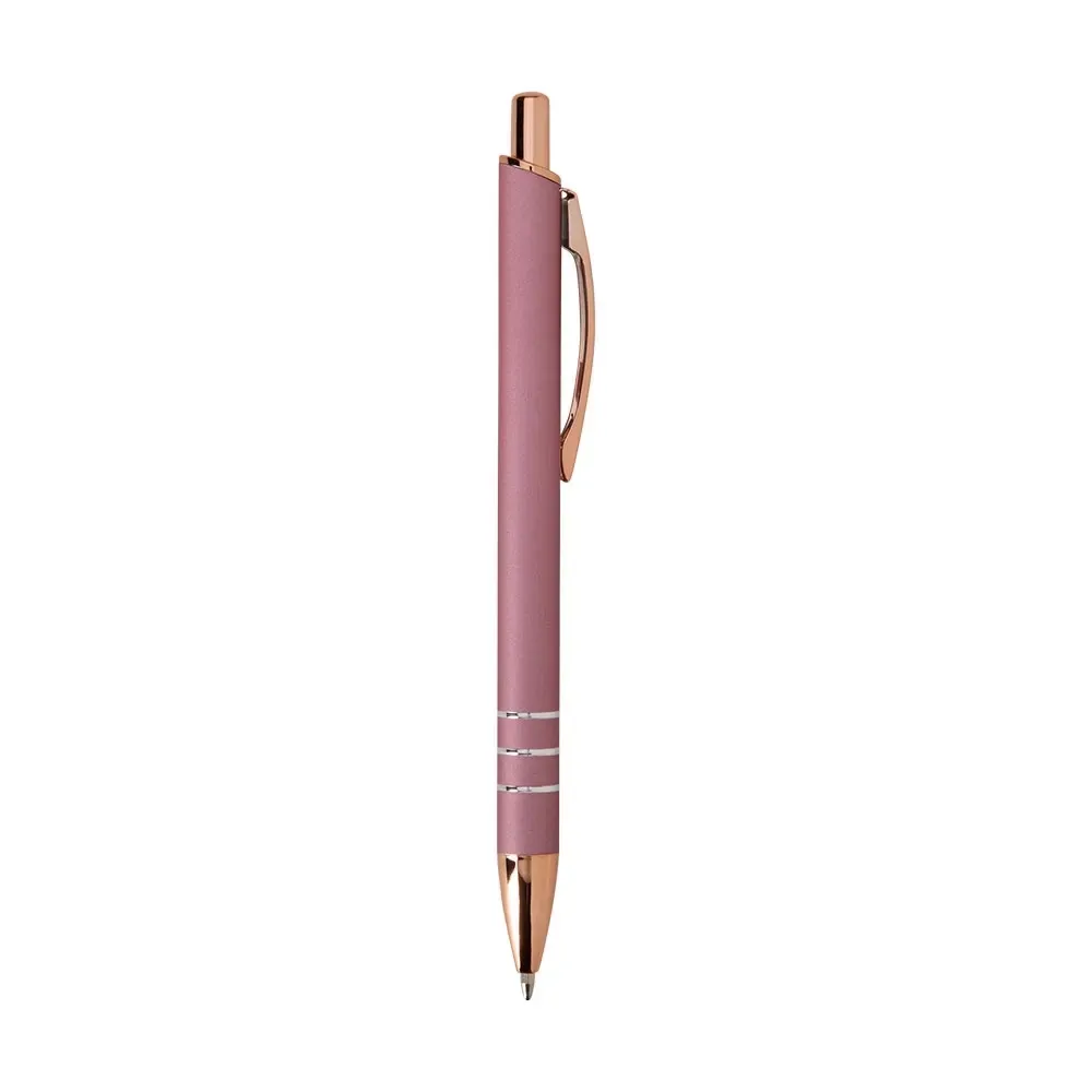 Caneta Metal Gravação Longa personalizada rosa