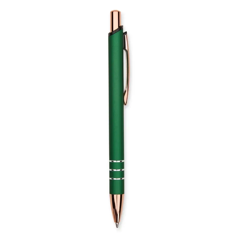 Caneta Metal Gravação Média personalizada verde