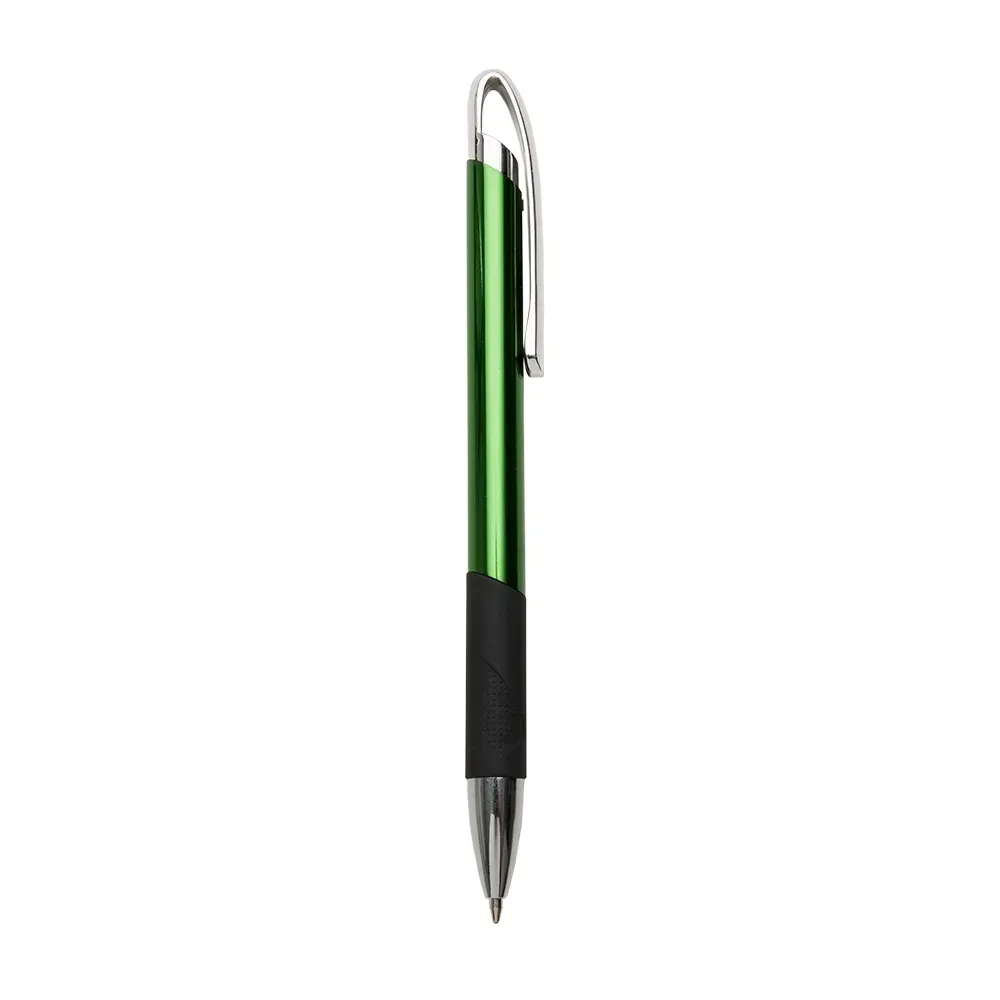 Caneta metal personalizada leve verde