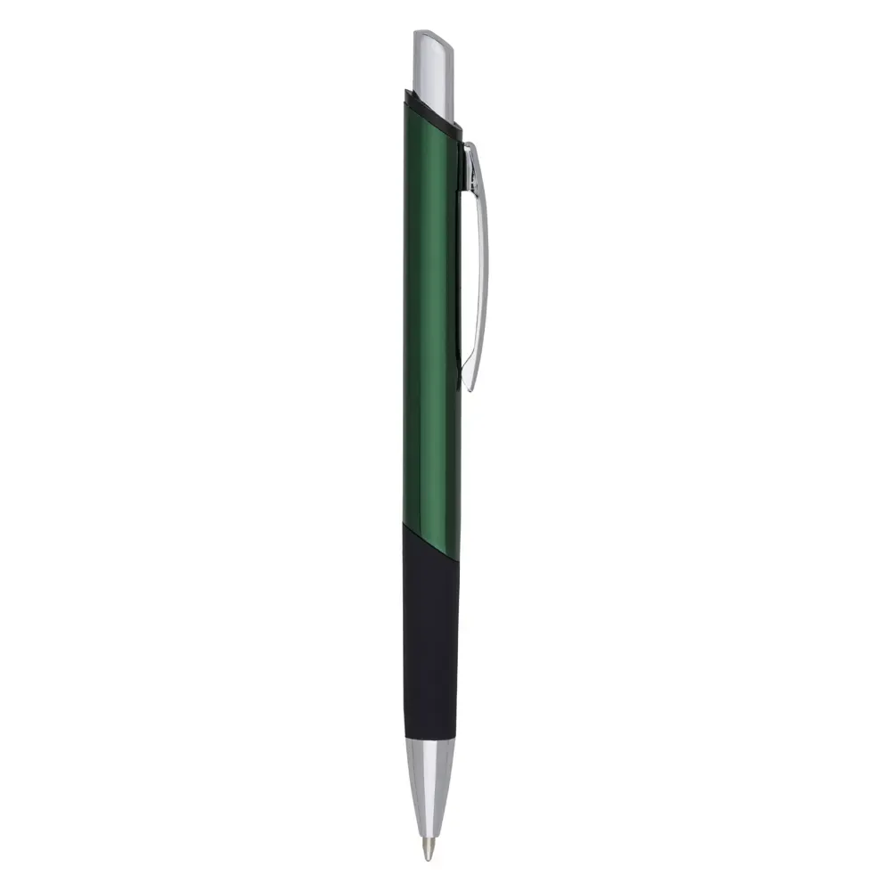 Caneta metal personalizada quadrada verde