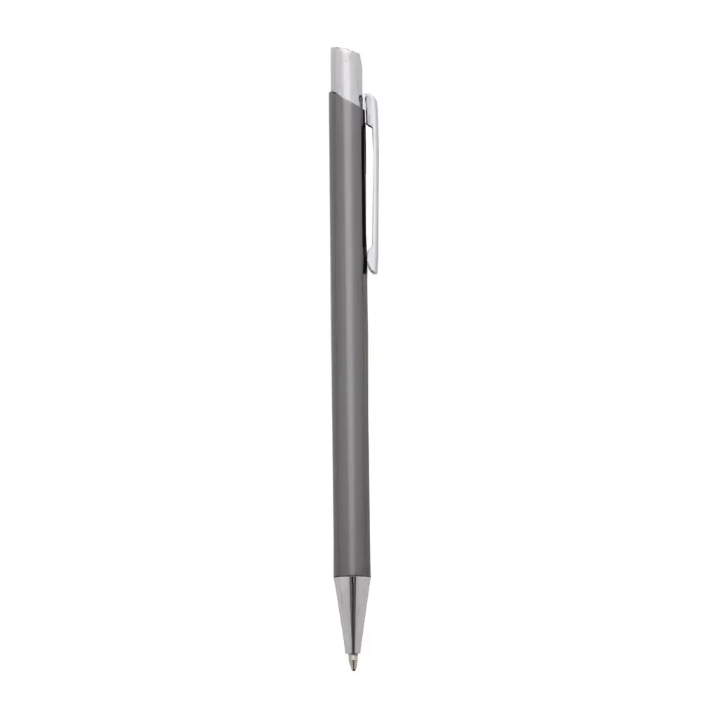 Caneta Metal Slim personalizada cinza