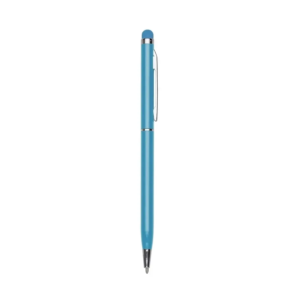 Caneta Metal Touch personalizada azul claro