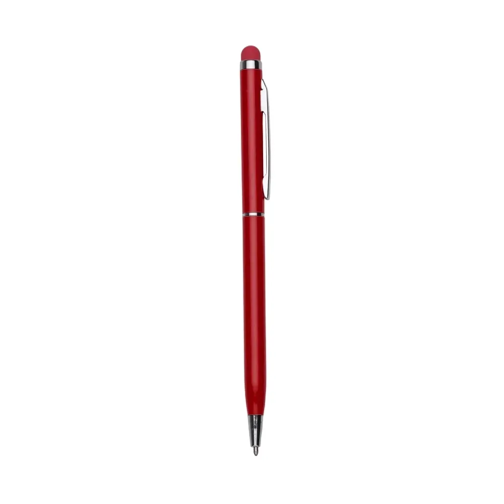 Caneta Metal Touch personalizada vermelha