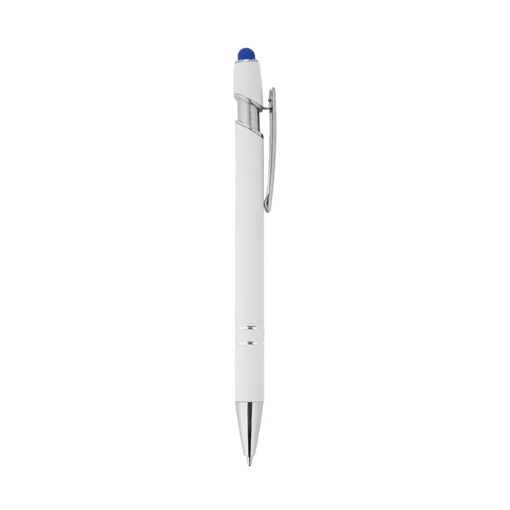 Caneta Metal Touch 17 Cores personalizada azul escura