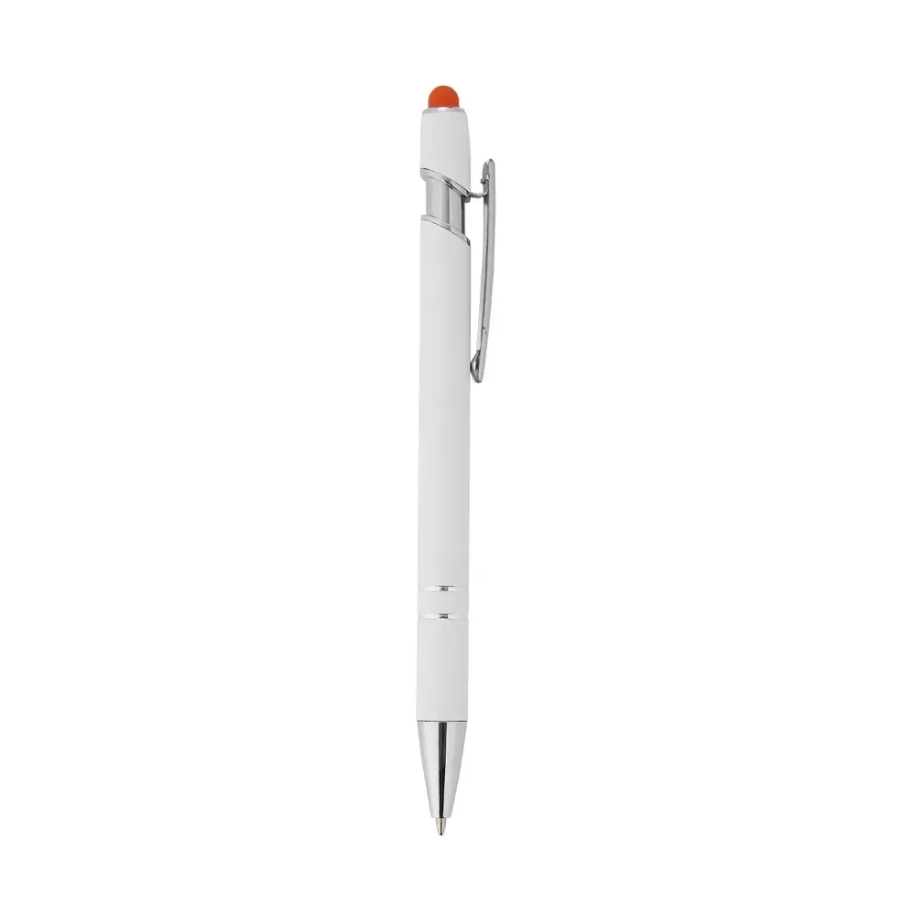 Caneta Metal Touch 17 Cores personalizada laranja