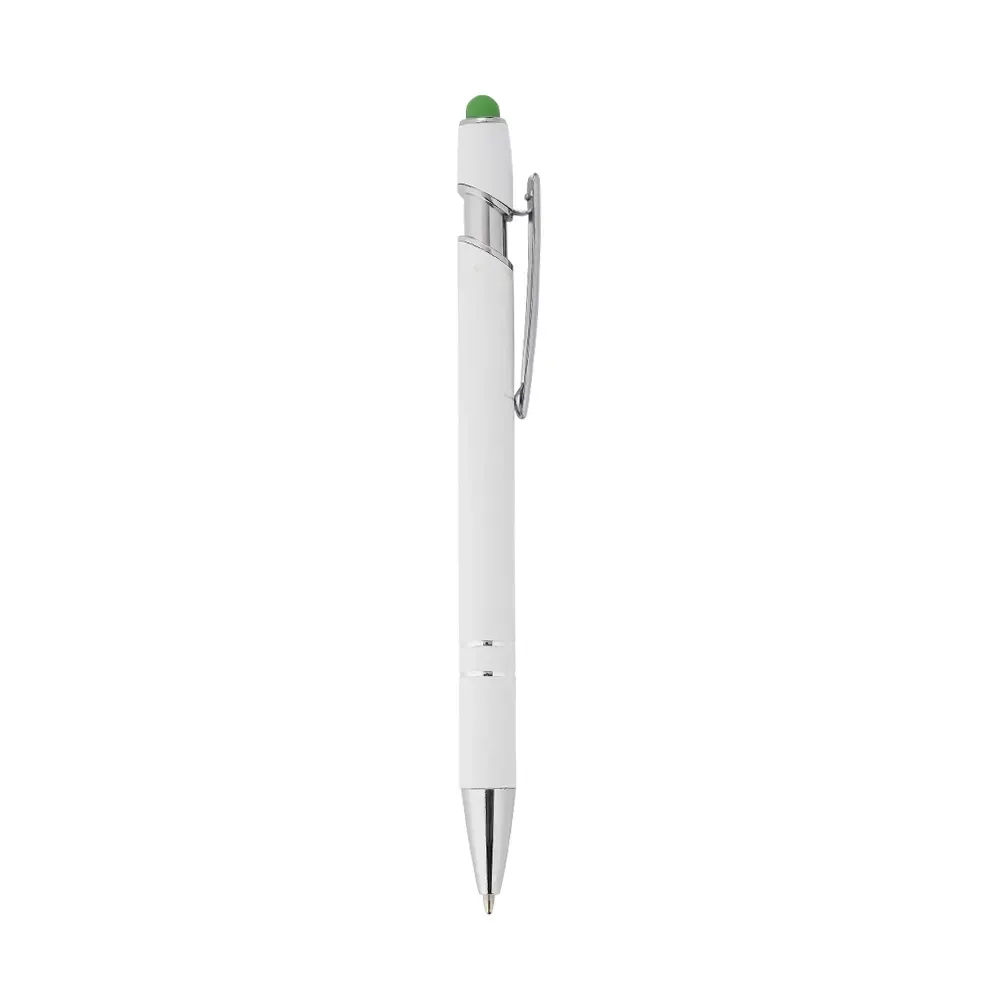 Caneta Metal Touch 17 Cores personalizada verde clara