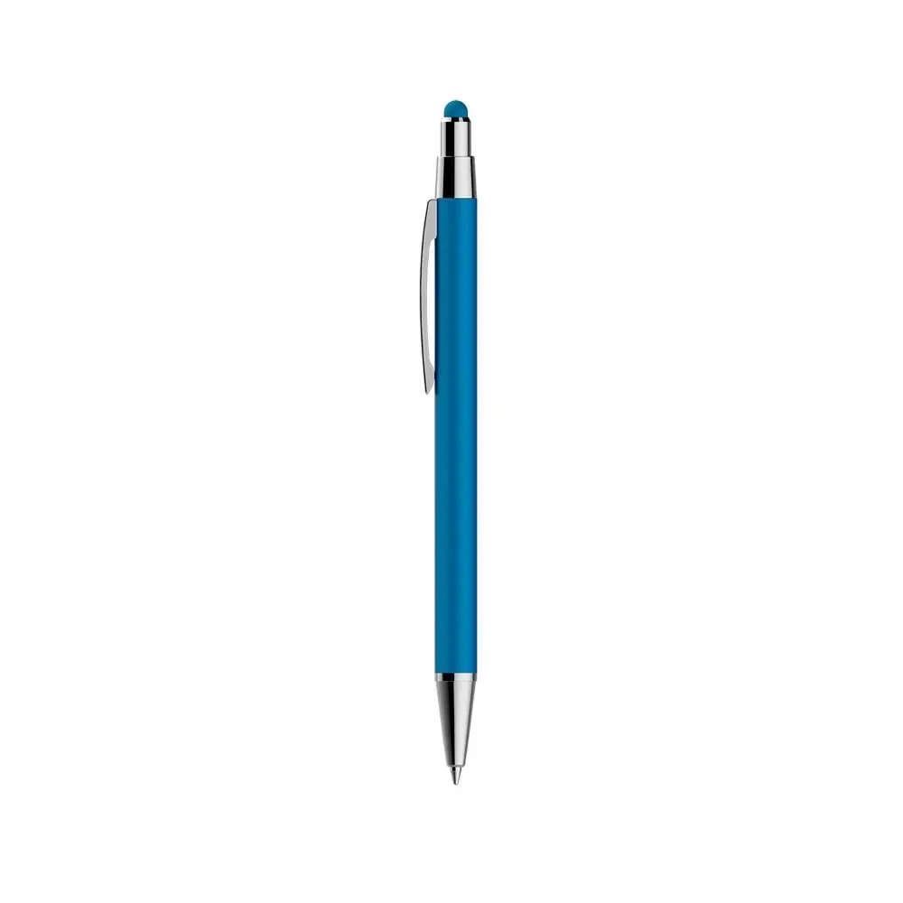 Caneta Metal Touch personalizada azul