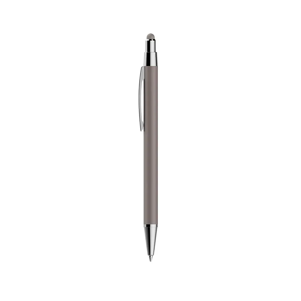 Caneta Metal Touch personalizada cinza