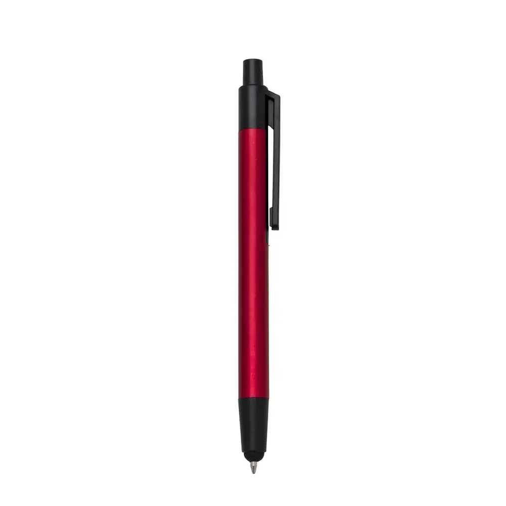 Caneta Metal Touch personalizada vermelha