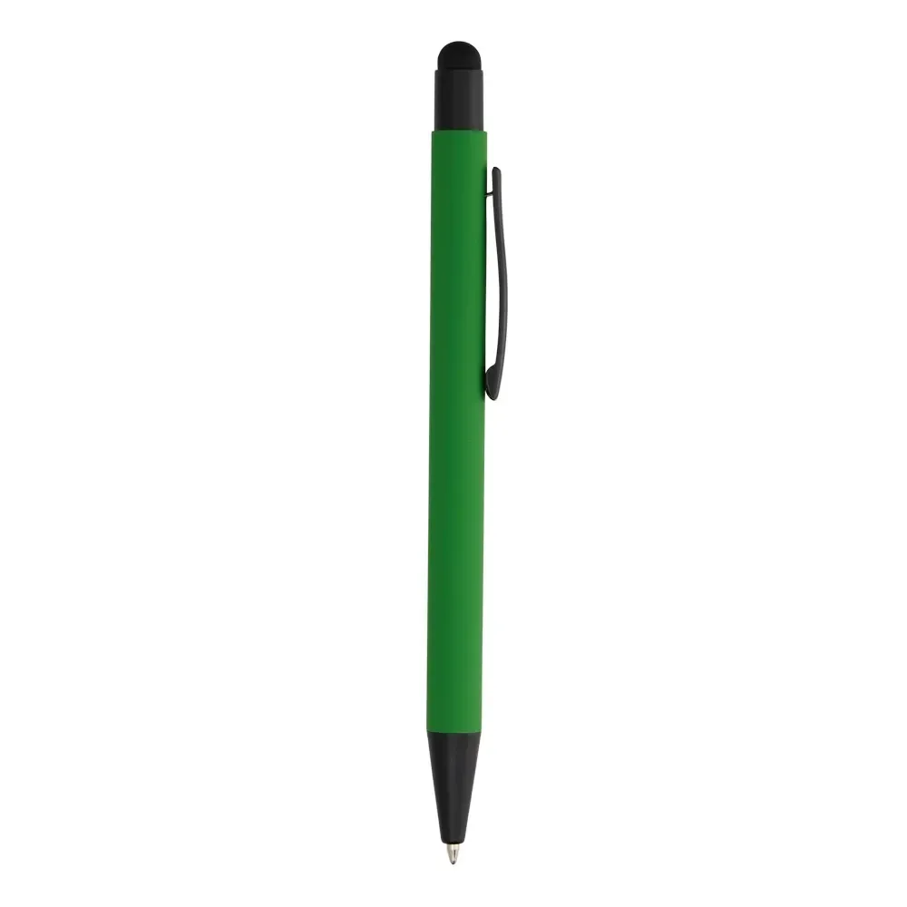 Caneta metal touch personalizada verde