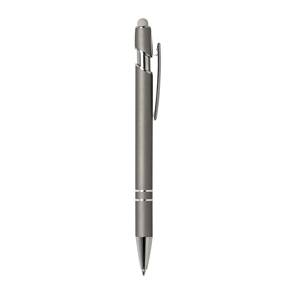Caneta Metal Touch Acabamento Soft personalizada cinza
