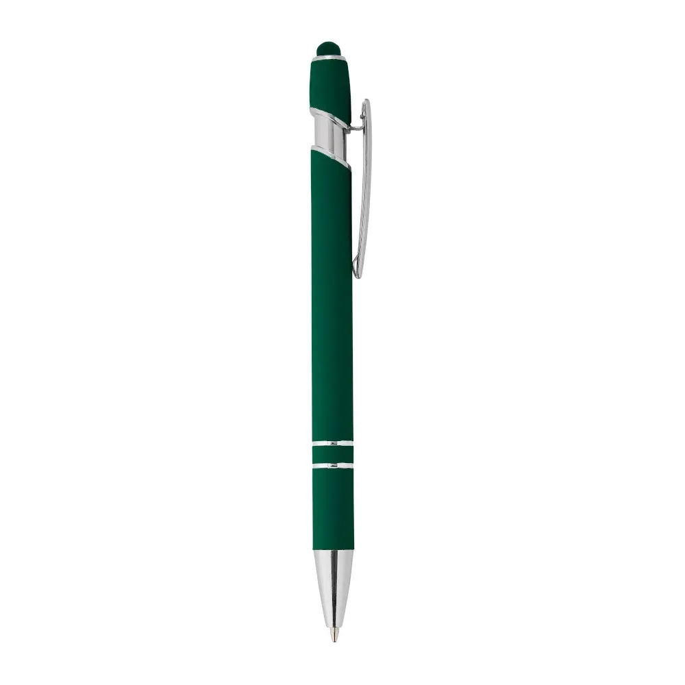 Caneta Metal Touch Acabamento Soft personalizada verde