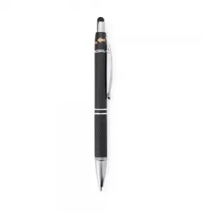 Caneta Metal Touch Antiestresse personalizada preto