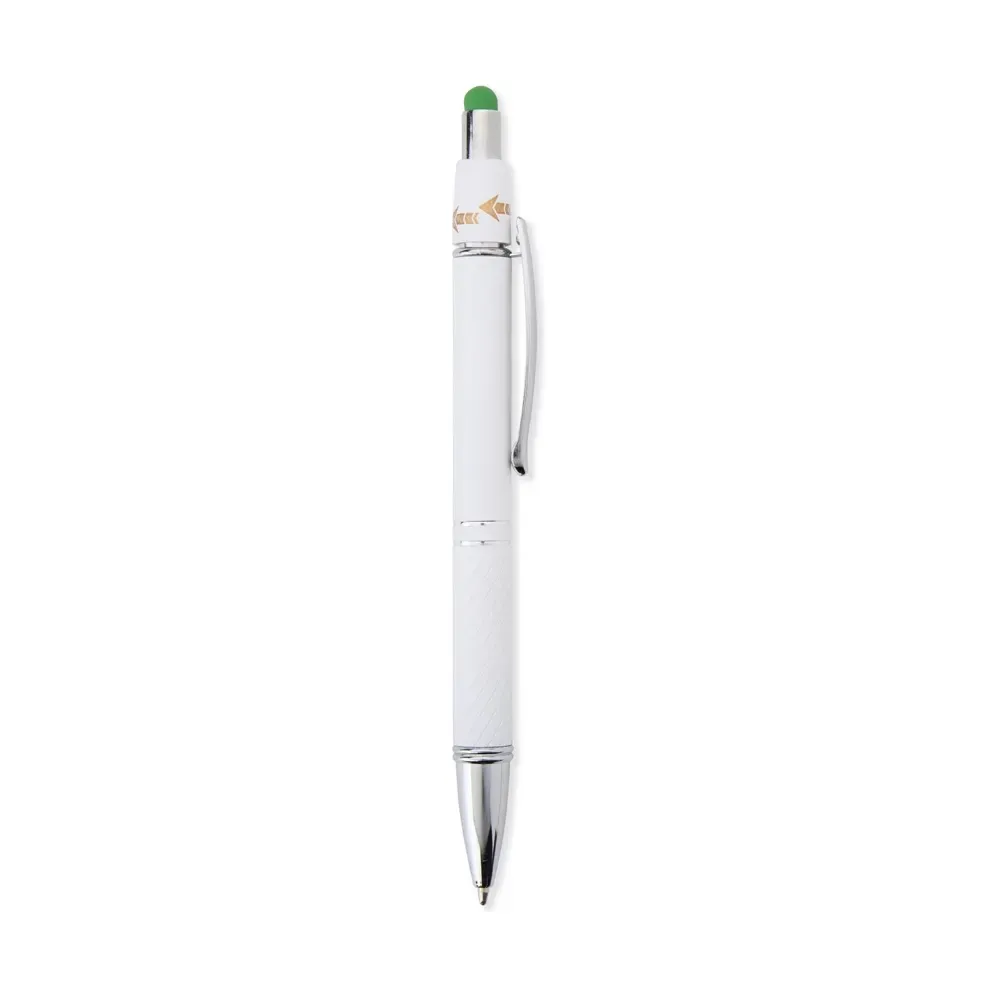 Caneta Metal Touch Antiestresse personalizada verde