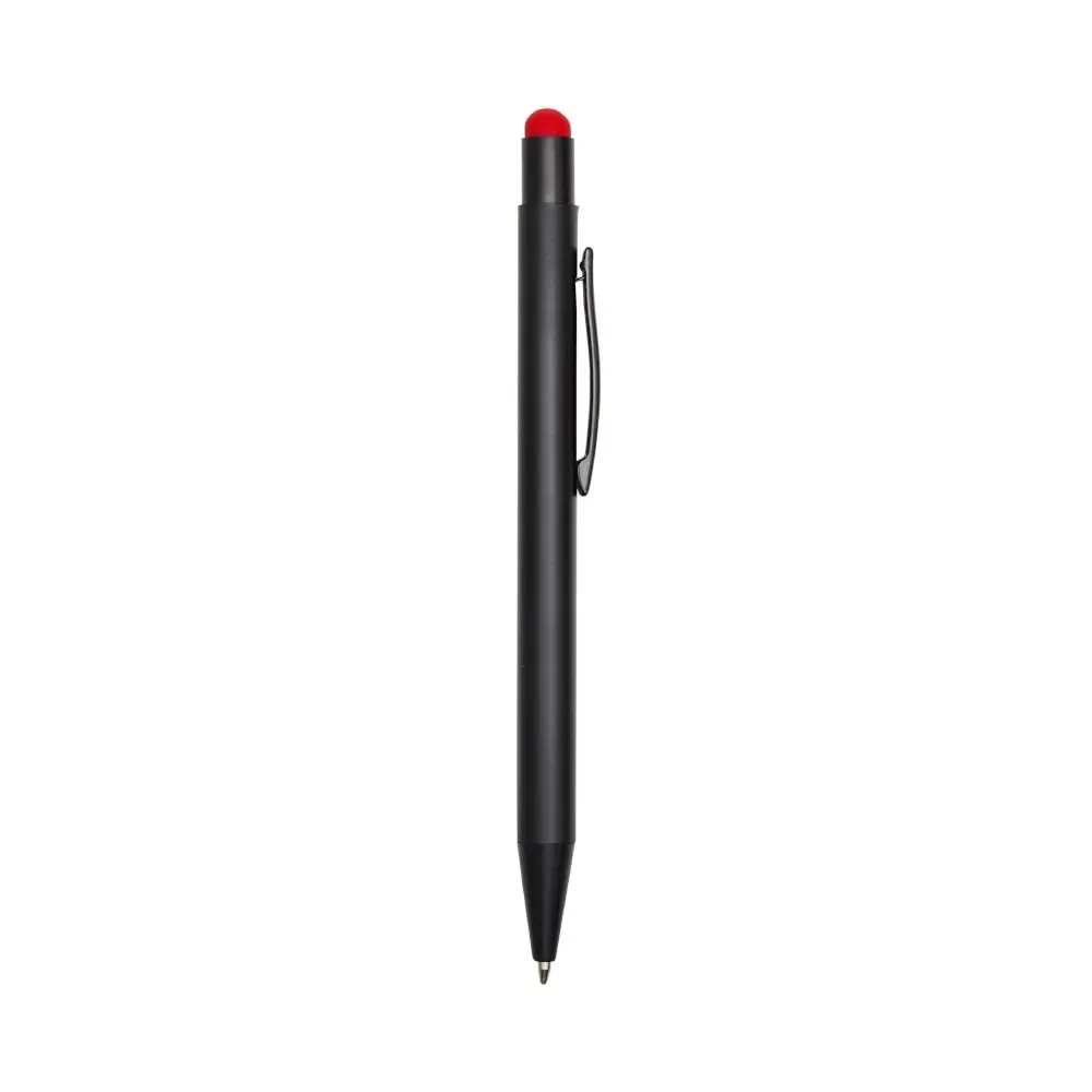 Caneta metal touch personalizada vermelha