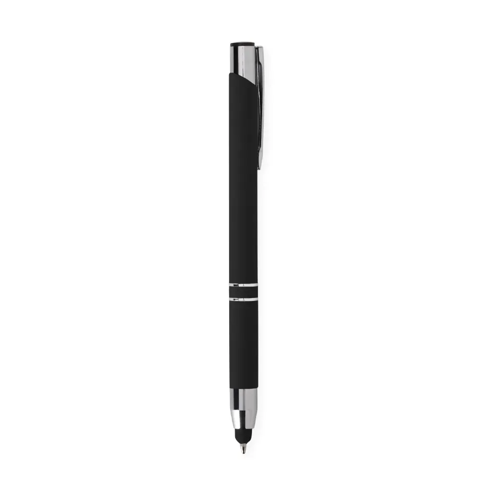 Caneta Metal Touch Compacta personalizada preto