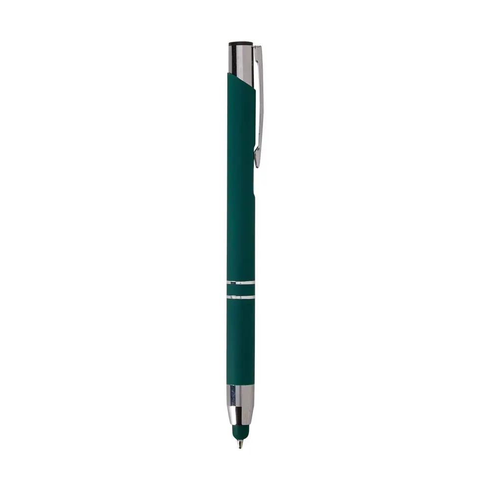 Caneta Metal Touch Compacta personalizada verde