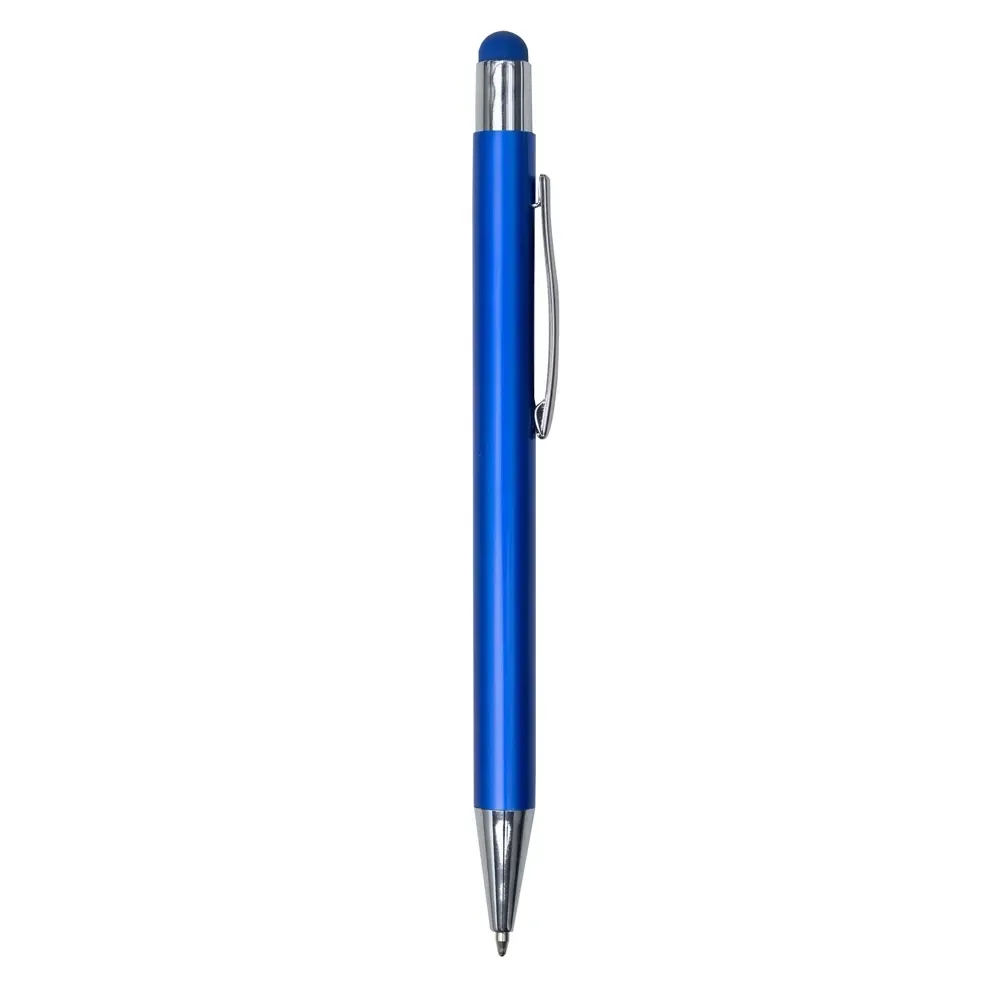 Caneta Metal Touch Multicor personalizada azul
