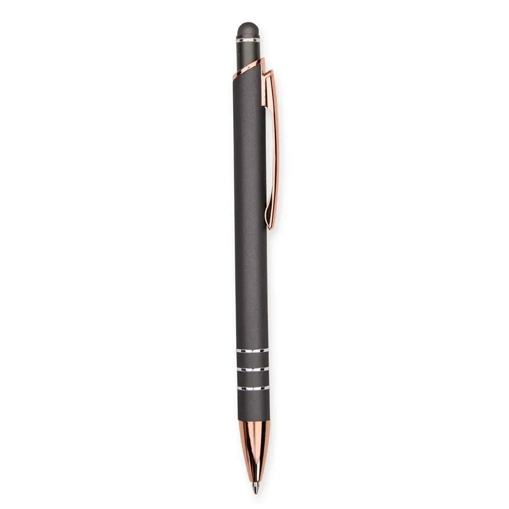 Caneta Metal Touch Slim personalizada chumbo