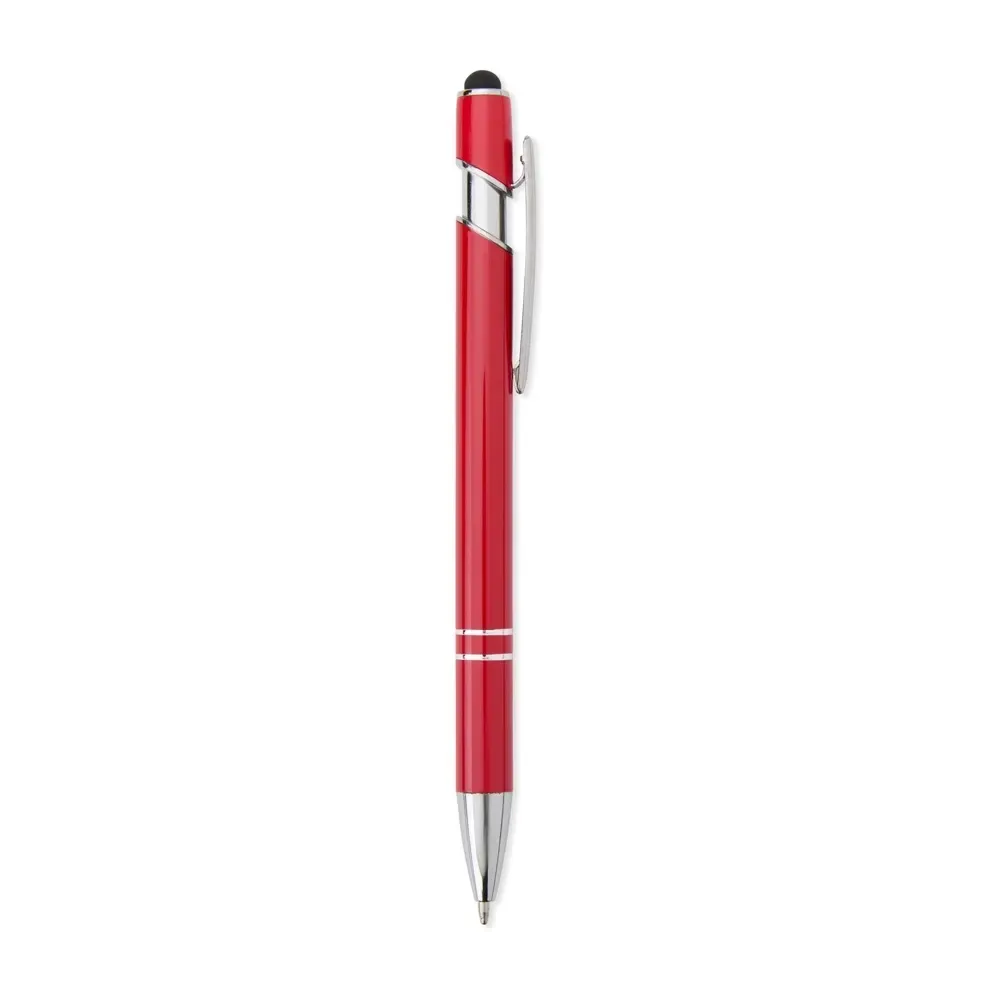 Caneta Metal Touch Grande Variedade de Cores personalizada vermelho