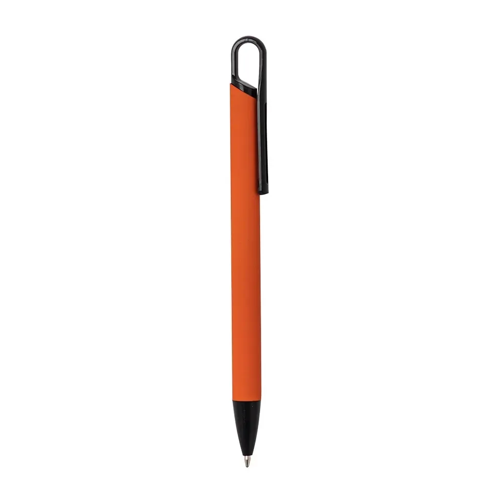 Caneta metal personalizada ultraleve laranja