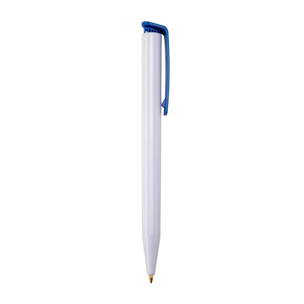 Caneta Plástica personalizada azul