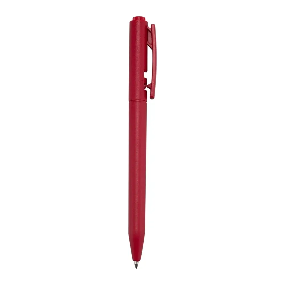 Caneta plástica personalizada vermelha