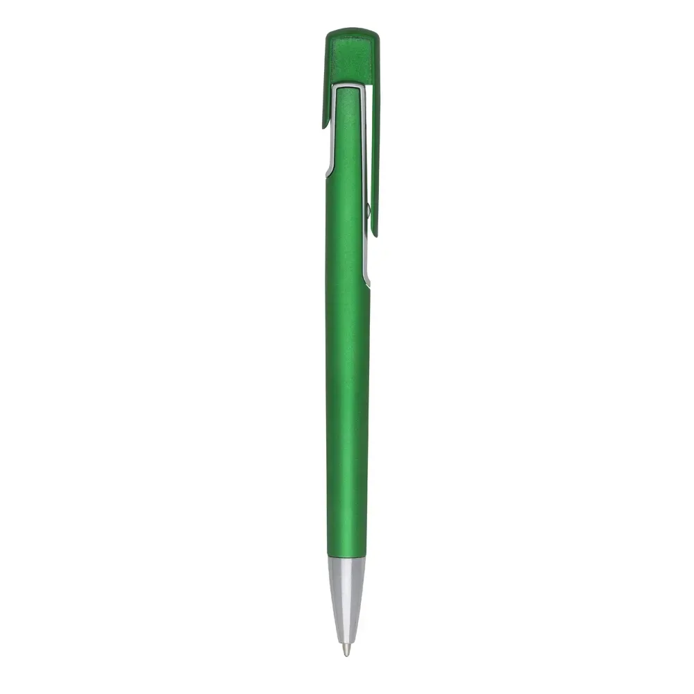 Caneta plástica personalizada verde