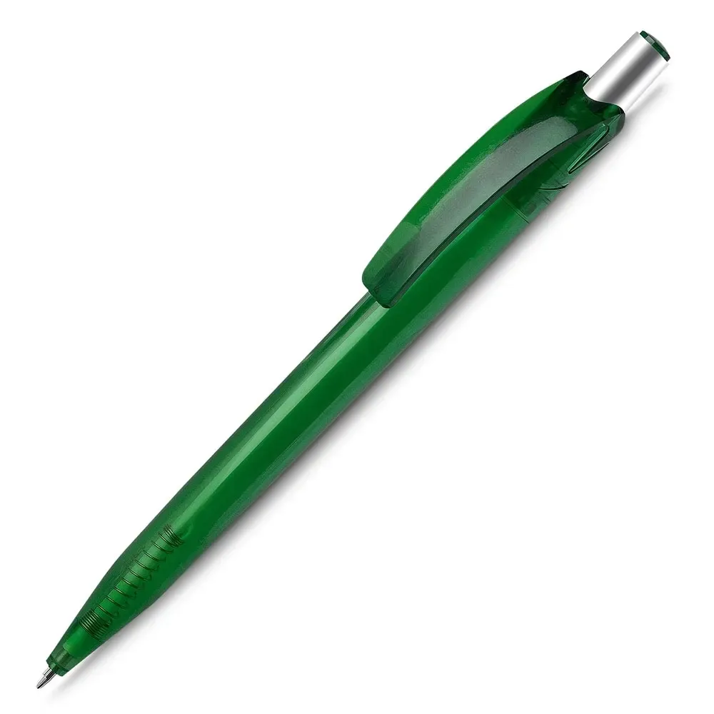 Caneta plástica personalizada na cor verde
