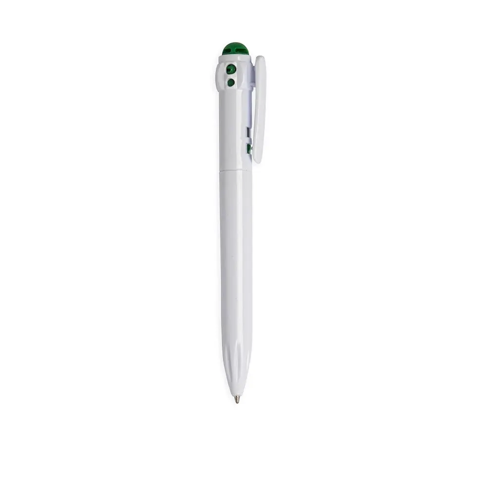 Caneta plástica personalizada verde